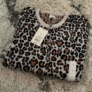 New! Leopard Print Cardigan XL 🐆